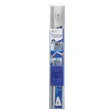River RV68810 - Folding Bathroom Curtain Rod, 1-3M