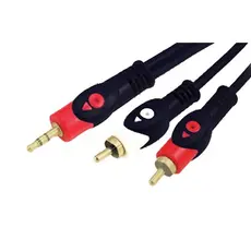 כבל אודיו 3.5MM/2RCA 3M