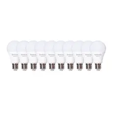 עשר נורות 10W A60 SAFETY אור חם