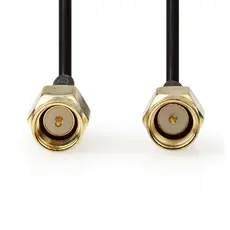 Nedis CSGP02000BK10 - SMA Cable, 1m, Coaxial, Black