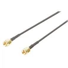 Valueline 685105 - Antenna Cable, SMA Male - SMA Male, 3m, Black