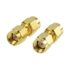 Valueline VLSP02110A - SMA Adapter RP SMA Male - SMA Male Gold