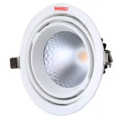 Semicom SM-DOW38C6/CW - Recessed spotlight, 38W, White