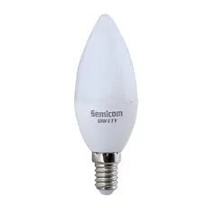 נורת נר 8W E14 SAFETY אור יום