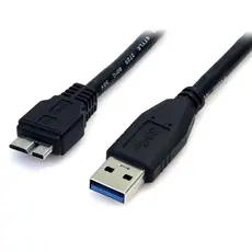 USB 3.0 Cable From Mic B to A, 1m, Black
