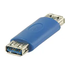 Valueline VLCP61902L - USB 3.0 Adapter A F/A F, Blue