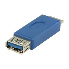 Valueline VLCP61901L - USB 3.0 Adapter Micro B Male - A Female, Blue