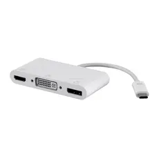 ממיר USB-C ל- HDMI+DVI+DP