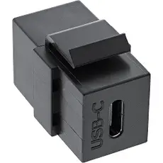 InLine 76201Z - USB Adapter, USB-C F/F, Black