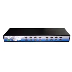 Titan HUB-1600i-RM - Industrial 16-Port Rack-Mountable USB2.0 Hub