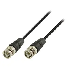 Valueline VLVP01000B50 - BNC Video Cable, M/M, 5m, Black