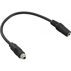 InLine 99303I - Audio Cable, 0,2m, 3.5mm, Black