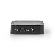 Konig BTTC100BK - Wireless Audio Transmitter Receiver, Bluetooth, 3.5mm Output, Black