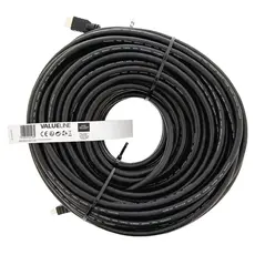 Valueline VGVT34000B300 - HDMI Cable with Ethernet HDMI Connector - HDMI Connector 30m, Black