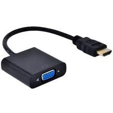 MoxPlug CA-620610 - HDMI to VGA Converter Adapter with Audio Cable and Power Usb Cable 
