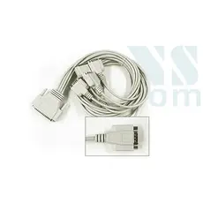 VScom OPT8D-M - RS232 Octopus-Cable DB62 to 8x DB9 male (with nuts)