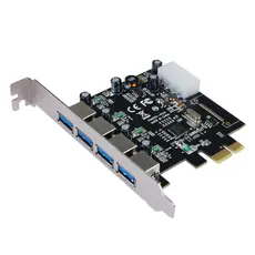 STLab U-1270 - PCIe USB 3.0 4-Port Card