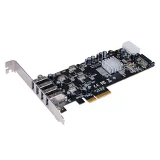 STLab U-1010 - PCIe Quad Core USB 3.0 4-Port Card