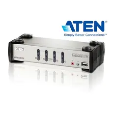 ATEN CS1734B - 4-Port KVMP™ Switch with OSD, PS/2-USB, VGA/Audio 