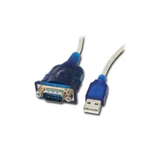 VScom USB-COM Mini - USB to 1x RS232 port (DB9, male, LED)