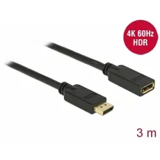 Delock D83811 - DisplayPort 1.2 Extension Cable, 4K 60Hz, 3m