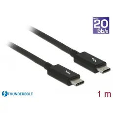 כבל Thunderbolt 3 ז/ז אורך 1 מטר