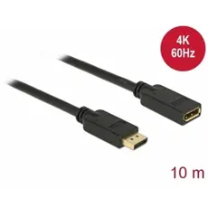 Delock D84907 - DisplayPort 1.2 Extension Cable, 4K, 60Hz, 10m