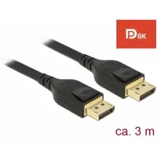 Delock D85661 - DisplayPort Cable, 8K, 60Hz, 3m