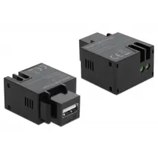 Delock D86506 - Keystone Module, USB Type-A Charging Port 2.1 A, Black