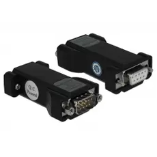 DeLOCK 87734 - Cable Gender Changer, LVTTL / LVCMOS, RS-232, Black