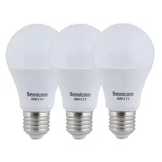 שלישיית נורות 12W A60 SAFETY אור חם