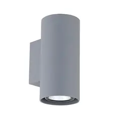 Semicom SM-3622W/12WW - Wall-Mounted Lamp, 2X6W, IP54, Gray