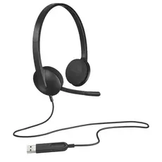 Logitech H340 - Headset, Head-Band, Black