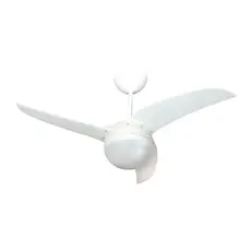 מאוורר תקרה "CCT 25W BRAZILED 48 עם שלט-לבן