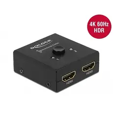 Delock D64072 - HDMI 2-1 Switch, Bidirectional, 4K. 60Hz, Compact