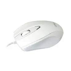 עכבר חוטי אופטי לבן מבריק