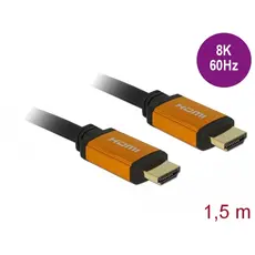 Delock D85728 - High Speed HDMI Cable, 48Gbps, 8K, 60Hz, 1.5m