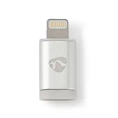Nedis CA-770225 - Apple Lightning, USB Micro B Female, Gold Plated, Aluminium