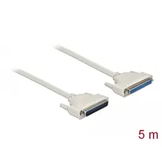 Delock 86885 - Serial Cable D-Sub 37 male to female, 5 m