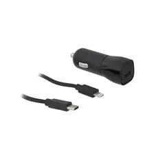 מטען רכב USB-C 30W+כבל IPHONE