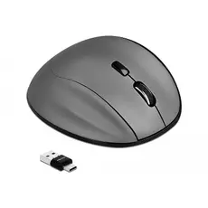 Delock D12016 - Bluetooth Mouse, Grey