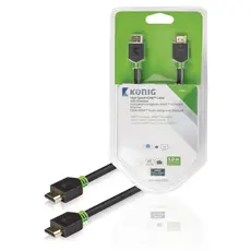 König KNV34000E100 - HDMI to HDMI Cable, 10m, Type A (Standard), Anthracitу