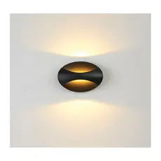 Semicom SM-HS9033B/6WW - Wall Mounted Lights, Black