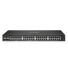 Aruba 6100 - Network Switch, 48G, 4SFP+, Managed, L3, Gigabit Ethernet (10/100/1000), 1U, Black