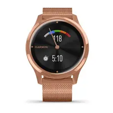 Garmin Vivomove Luxe - Smart Watch with Rose Gold Milanese Band