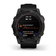 שעון ספורט חכם fenix 7X Sapphire Solar Titanium, Black DLC Titanium
