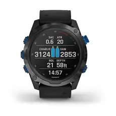 Garmin Descent Mk2i - Smart Sports Watch with Diving Computer, Titanium Carbon
