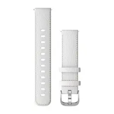 Garmin Quick Release - Strap for Running Watches, (18mm) White Leather