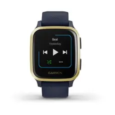 Garmin Venu Sq - Sport Smart Watch, GPS, Navy/Light Gold