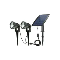 זוג דוקרנים סולארים לגינה PARK 2x5W -אור צהוב